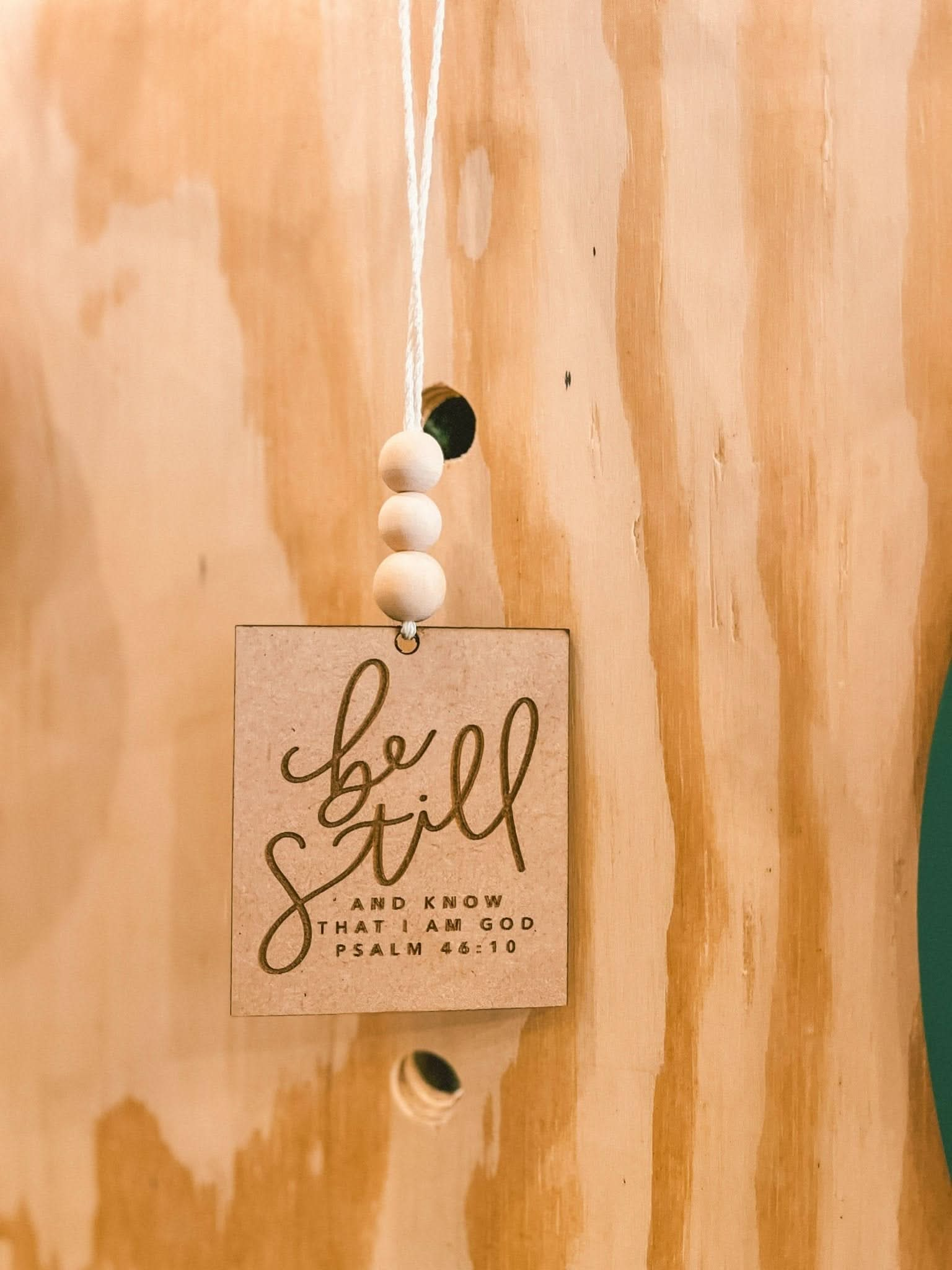 ‘Be Still & Know' Car Charm - Purpose + Passion Boutique