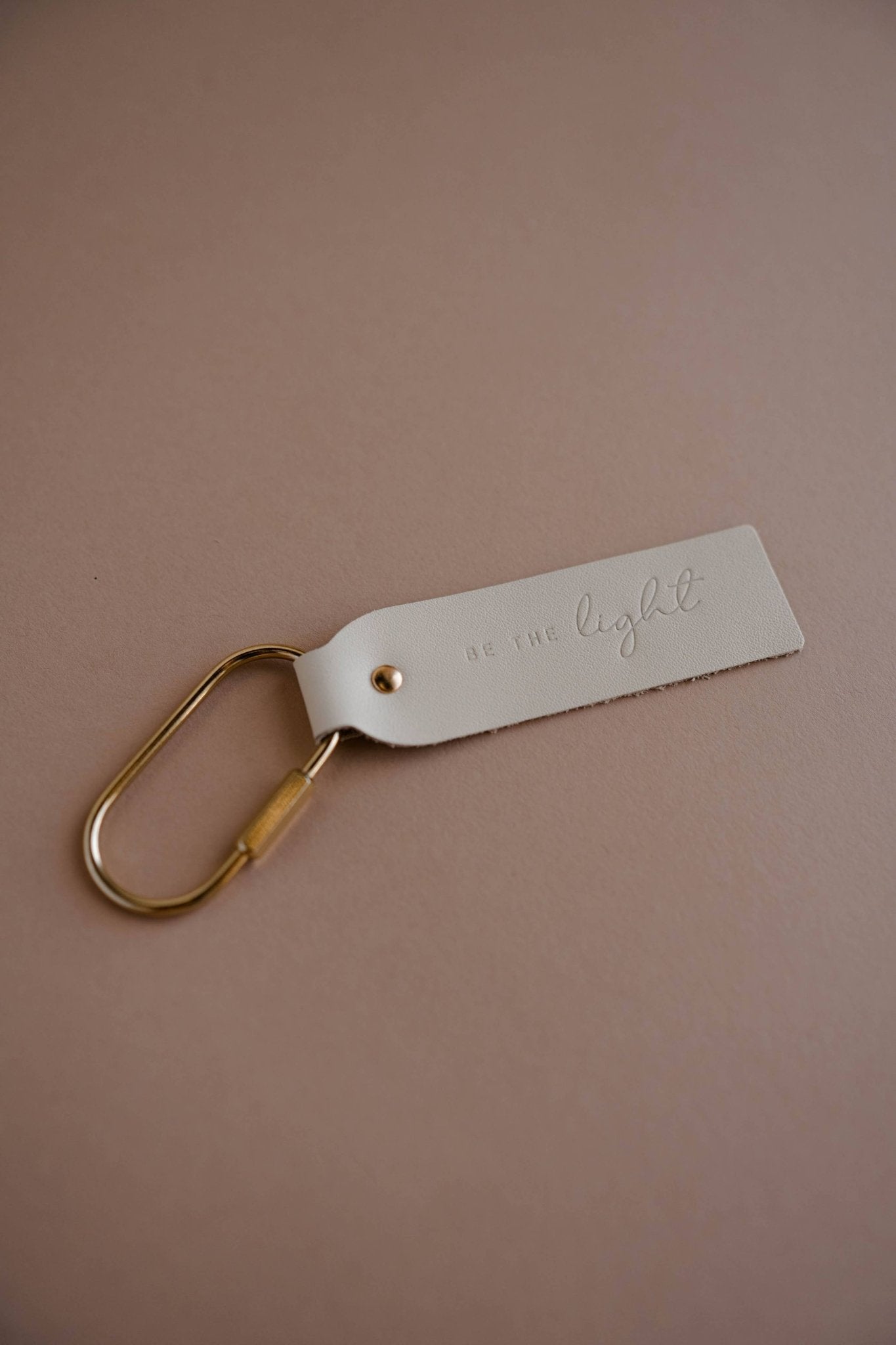 Be The Light Blonde Key Fob   - Purpose + Passion Boutique