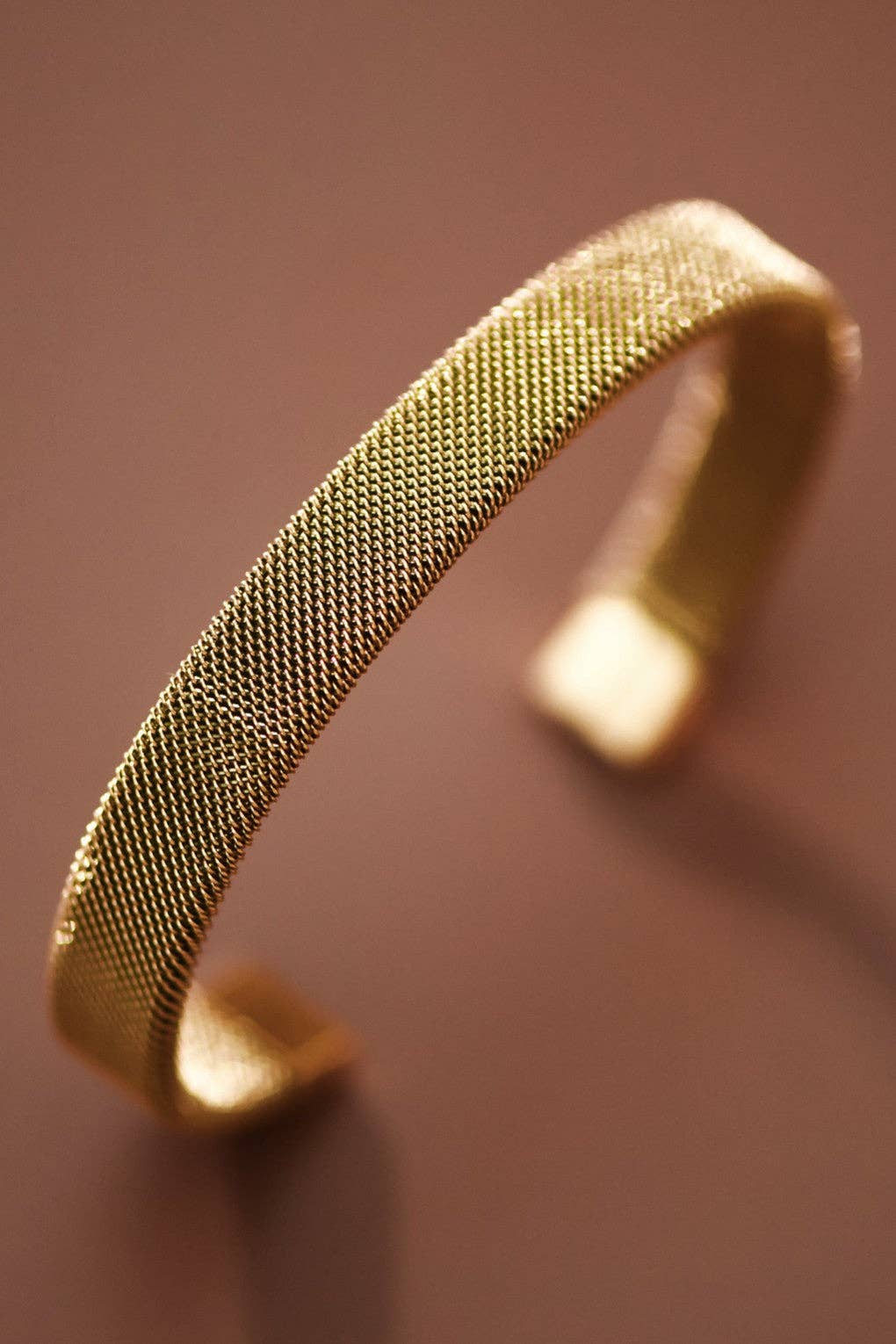 18K Gold Plated Waterproof Stainless Steel Cuff