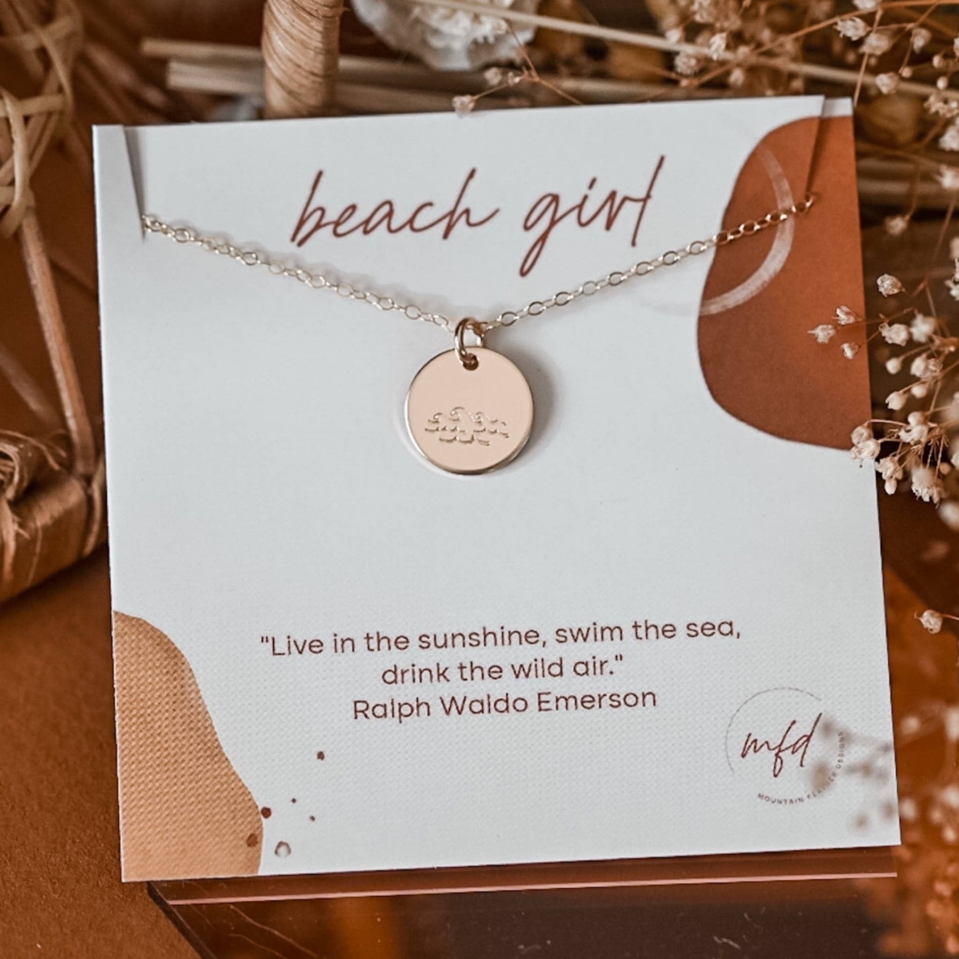 Beach Girl 14k Gold Filled Necklace - Purpose + Passion Boutique