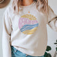 Beach Life Heather Dust Sweatshirt - Purpose + Passion Boutique