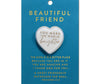 Beautiful Friend Heart Stone Card - Purpose + Passion Boutique