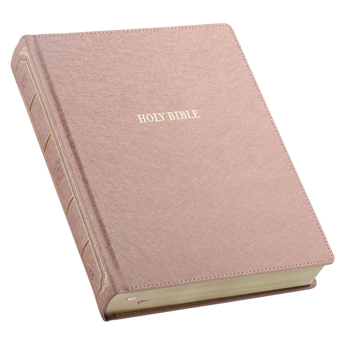 Pearlescent Mauve Faux Leather KJV Bible