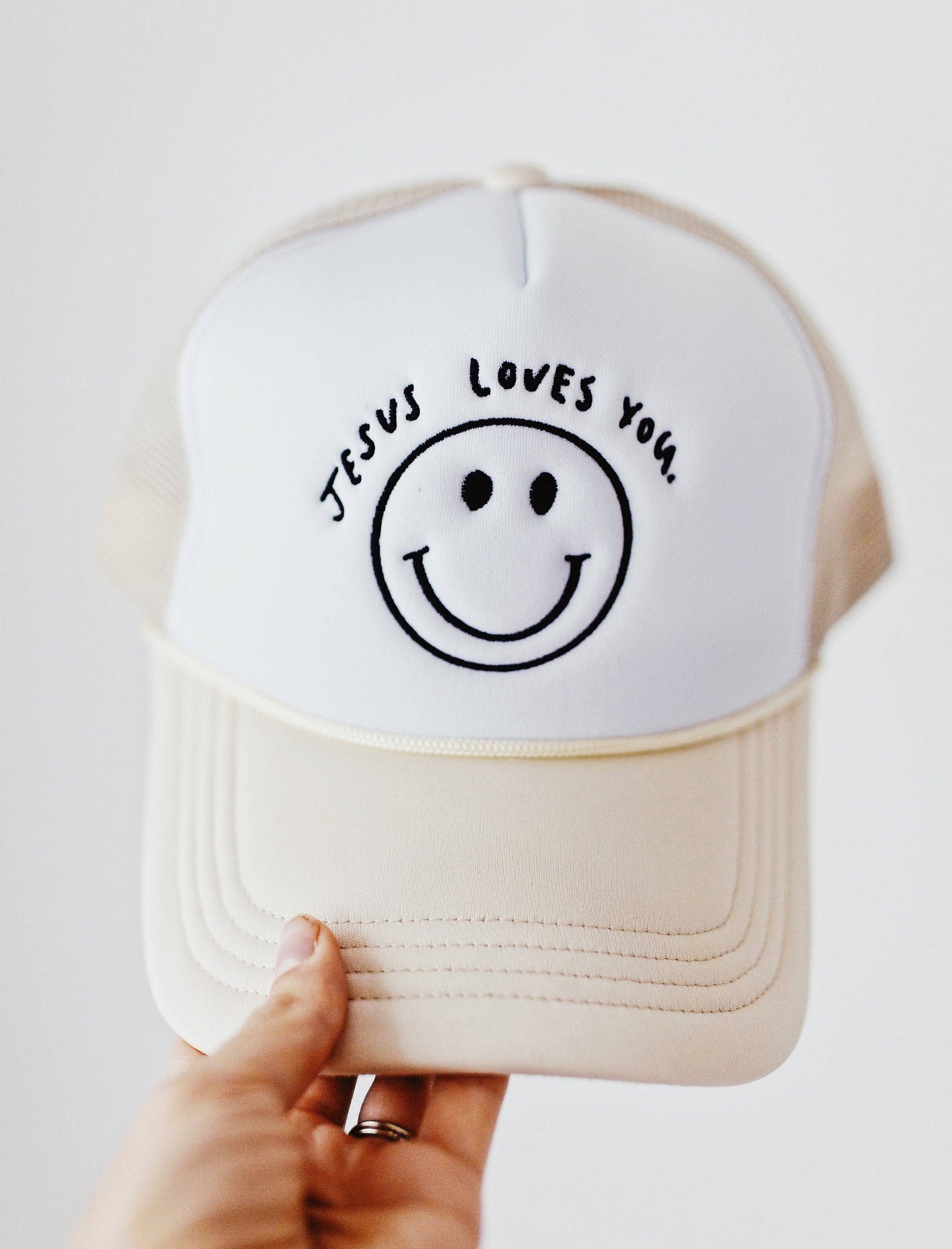 Jesus Loves You Smiley Hat