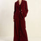 Berry Velvet Single Button Blazer - Purpose + Passion Boutique