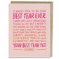 Best Year Ever Birthday Card - Purpose + Passion Boutique
