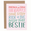 Bestie Friendship Greeting Card - Purpose + Passion Boutique