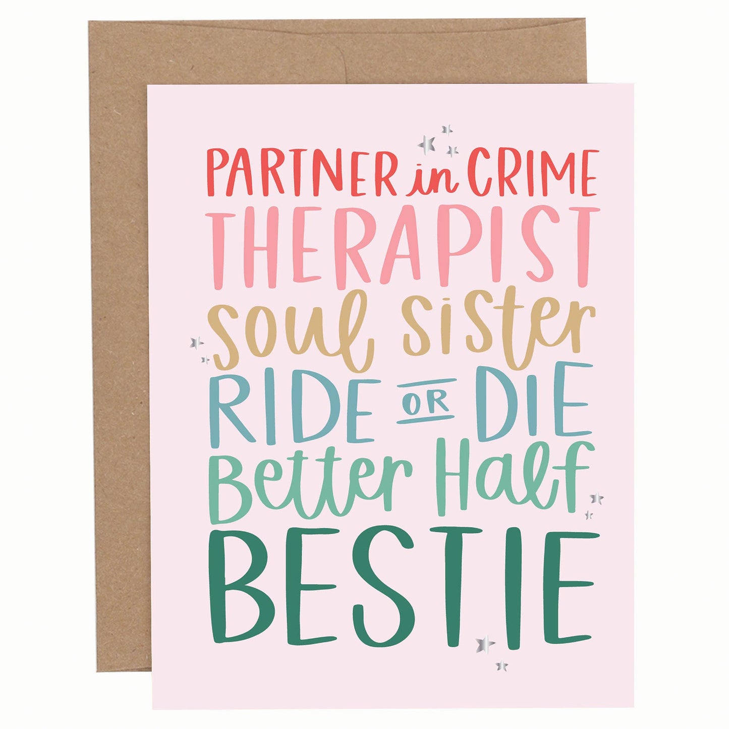 Bestie Friendship Greeting Card - Purpose + Passion Boutique
