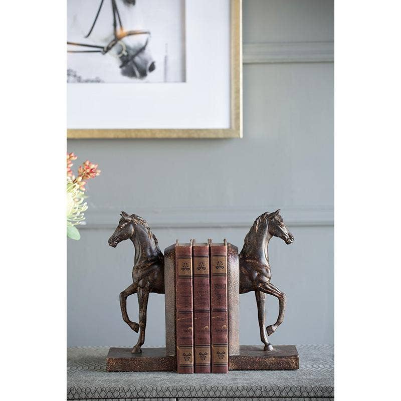 Trotting Horse Bookends (Set of 2)