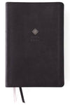 NIV Men's Devotional Bible, Large Print, Leathersoft Black