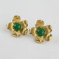 Floral Statement Drop Earrings with Vintage Charm