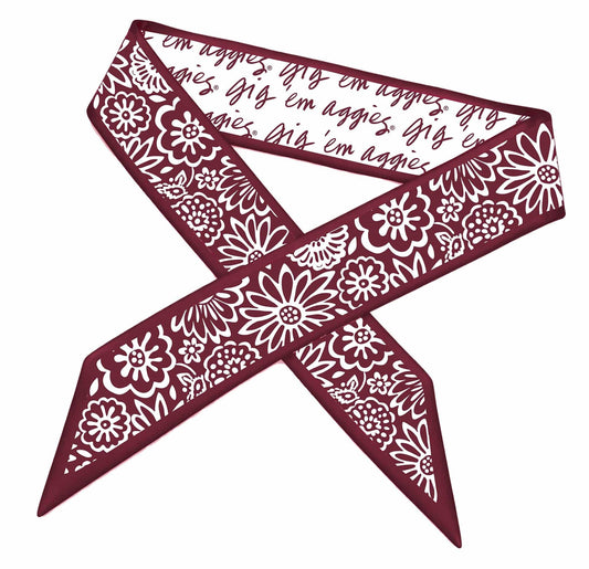 Texas A&M Aggies Skinny Scarf