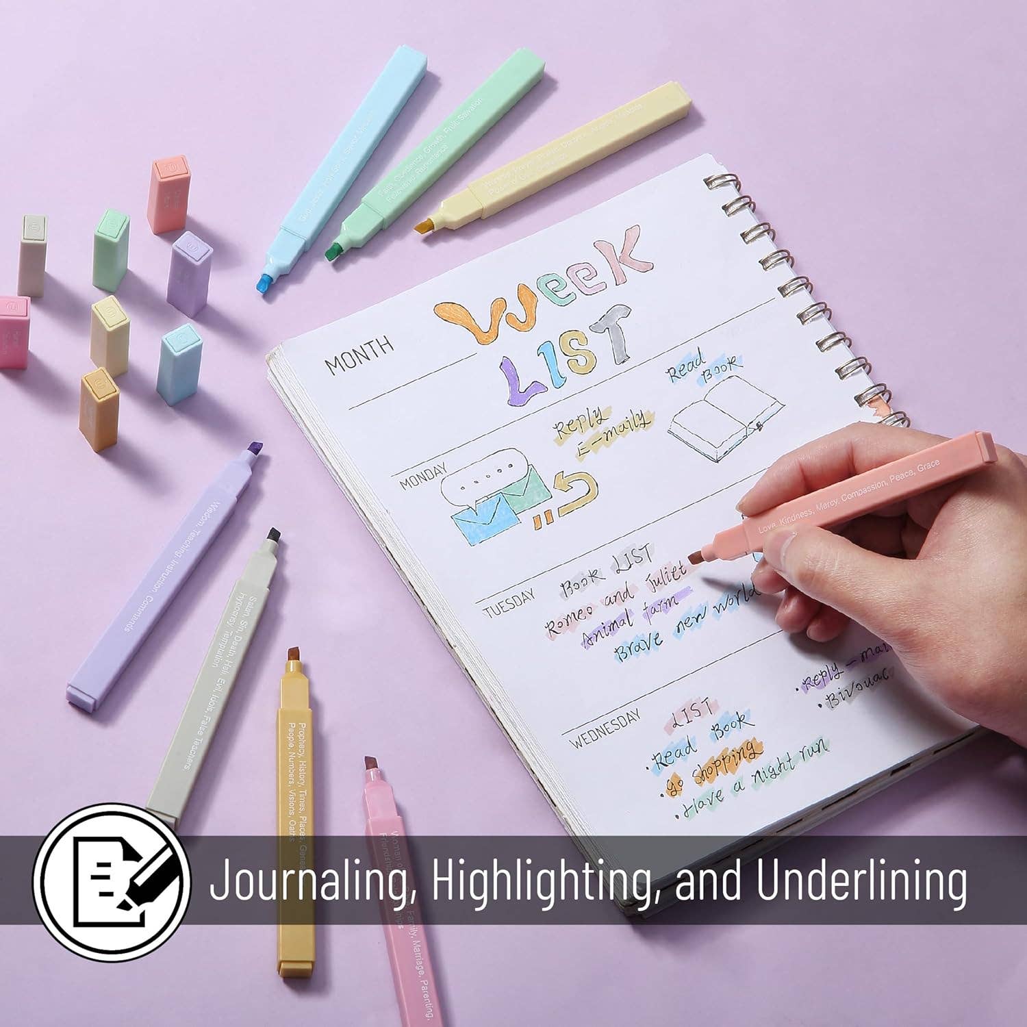 Bible Highlighters with Color - Coding System - Purpose + Passion Boutique