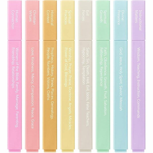 Bible Highlighters with Color - Coding System - Purpose + Passion Boutique