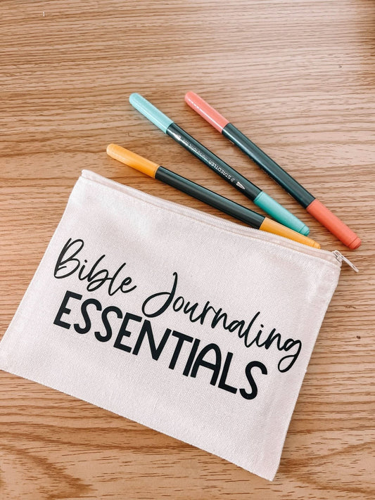 Bible Journaling Essentials Pen Pouch - Purpose + Passion Boutique