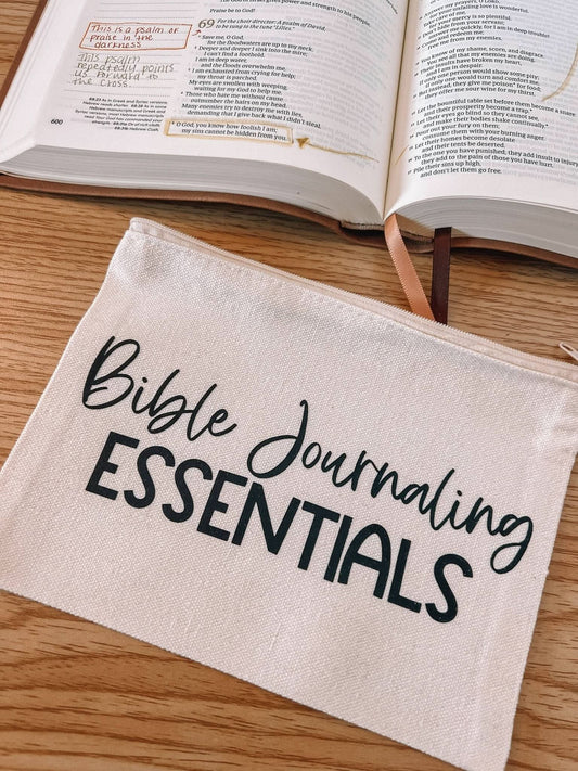 Bible Journaling Essentials Pen Pouch - Purpose + Passion Boutique