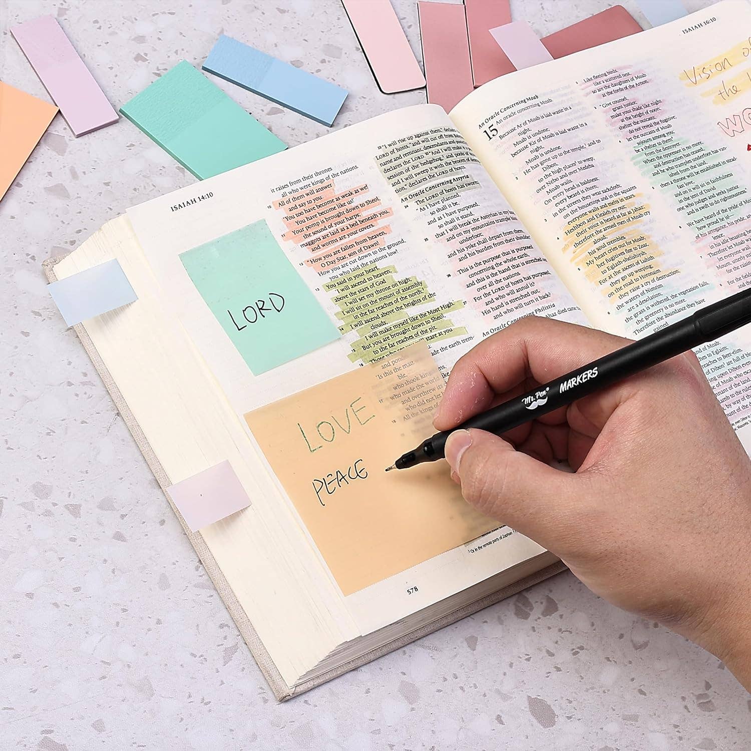Bible Journaling Kit with 20 Prayer Cards - Purpose + Passion Boutique