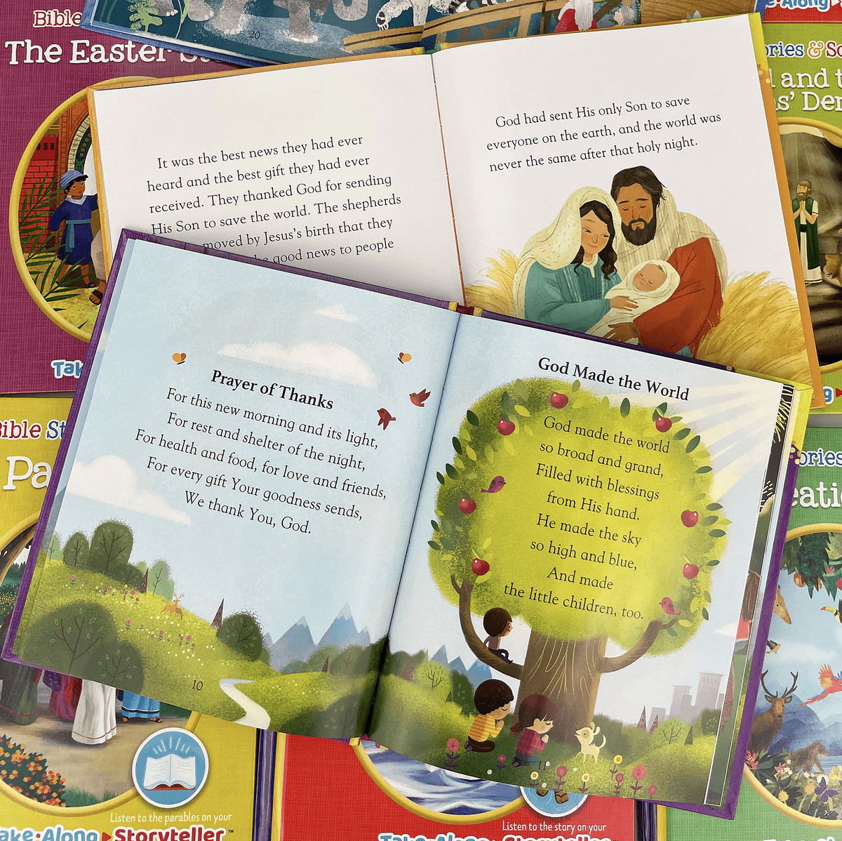 Bible Stories and Songs Music Player & Storyteller Book Set - Purpose + Passion Boutique