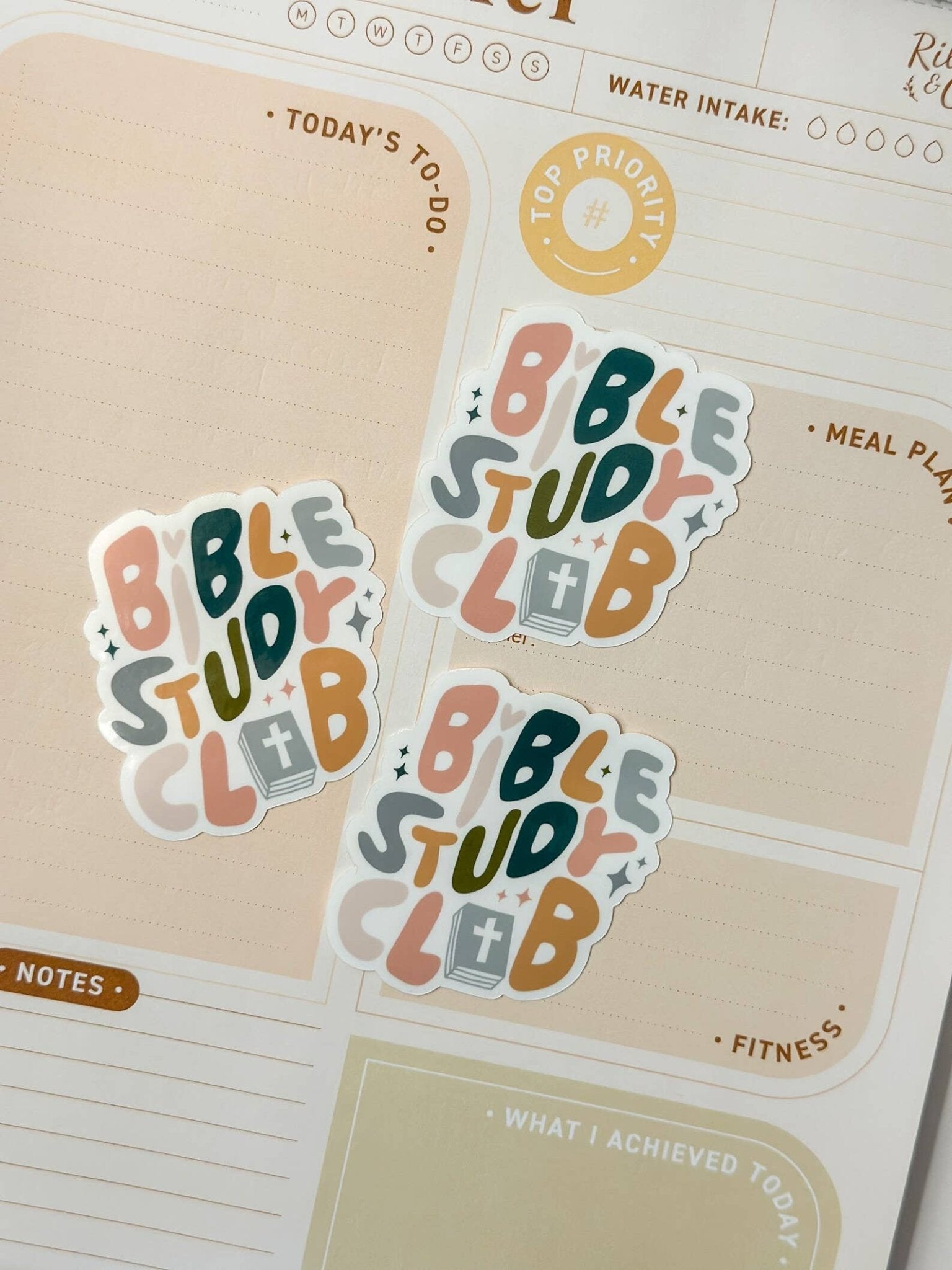 Bible Study Club Sticker - Purpose + Passion Boutique