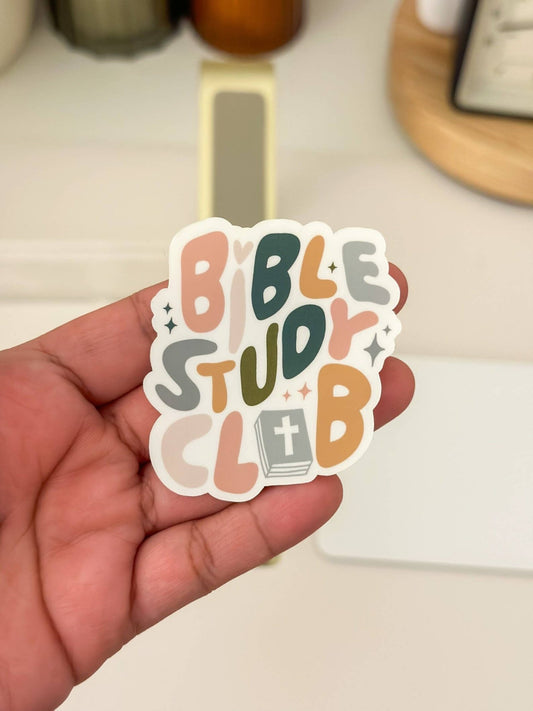 Bible Study Club Sticker - Purpose + Passion Boutique