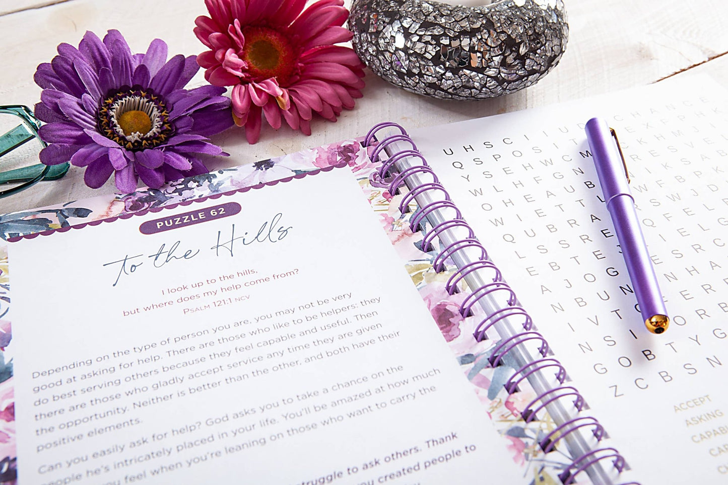 Bible Word Search Devotional - Psalms - Purpose + Passion Boutique