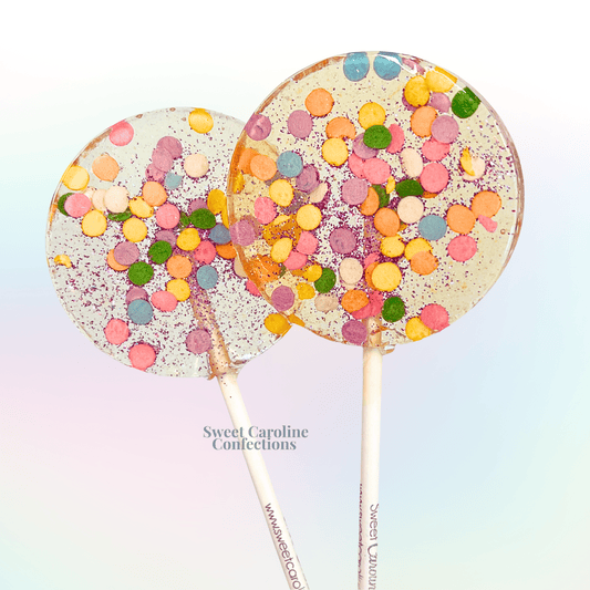 Birthday Cake Celebration Sparkle Lollipops (VEGAN) - Purpose + Passion Boutique
