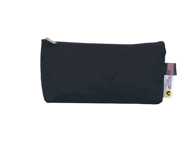 Black Accessory Pouch - Purpose + Passion Boutique