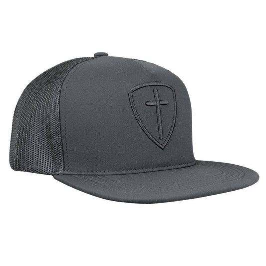 Black Cross & Shield Cap - Purpose + Passion Boutique