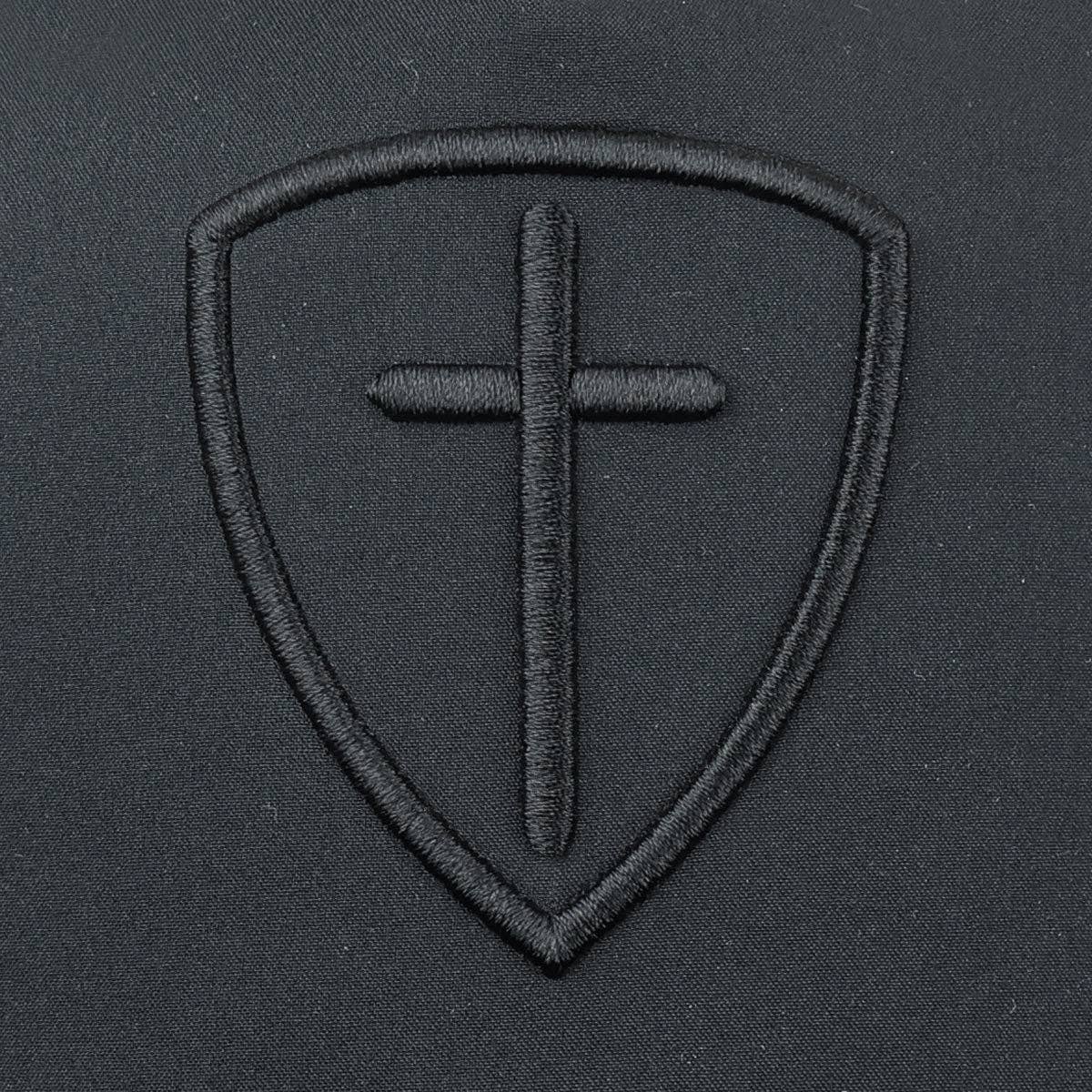Black Cross & Shield Cap - Purpose + Passion Boutique