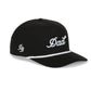 Black Dad Rope Hat - Purpose + Passion Boutique