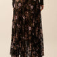 Black Floral Handkerchief - Hem Lace Maxi Skirt - Purpose + Passion Boutique