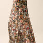 Black Floral Knit Inverted Seam Maxi Skirt - Purpose + Passion Boutique