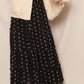 Black Ivory Lurex Polka Dot Tiered Maxi Skirt - Purpose + Passion Boutique