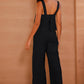 Black Straight Leg Jumpsuit - Purpose + Passion Boutique