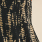 Black + Tan Pattern Long Skirt - Purpose + Passion Boutique