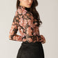 Black Taupe Stretch Lace Top - Purpose + Passion Boutique
