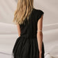 Black Turtleneck Sweater Bodice Ruffled Tulle Mini Dress - Purpose + Passion Boutique