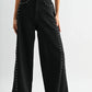 Black Wash High - Waisted Wide - Leg Denim Stud Pants - Purpose + Passion Boutique