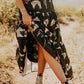 Black Western Tiered Ruffle Maxi Skirt - Purpose + Passion Boutique