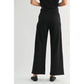 Black Wide Leg Ponte Kint Pants - Purpose + Passion Boutique