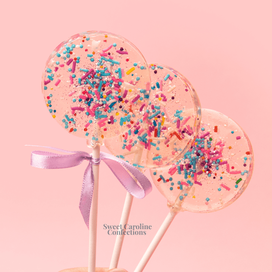 Blackberry Funfetti Lollipop (VEGAN) - Purpose + Passion Boutique