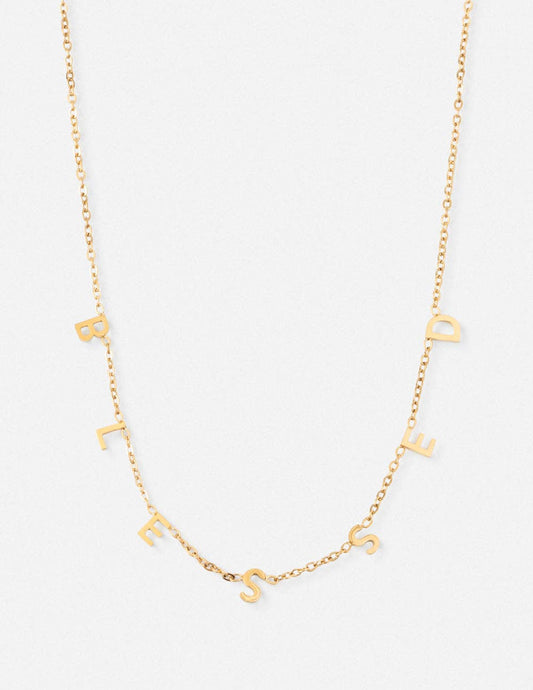 Blessed Dainty Necklace - Purpose + Passion Boutique