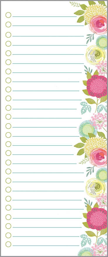 Blossoms & Blooms List Pad - Purpose + Passion Boutique