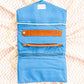Blue + Orange Embroidered Velvet Jewelry Organizer - Purpose + Passion Boutique