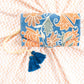 Blue + Orange Embroidered Velvet Jewelry Organizer - Purpose + Passion Boutique