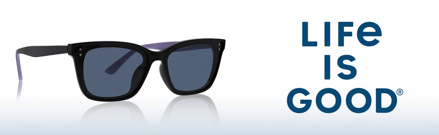 Blue Shore - Black - Polarized Sunglass - Purpose + Passion Boutique