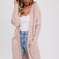 Blush Ribbed Open Front Cardigan - Purpose + Passion Boutique