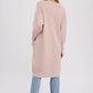 Blush Ribbed Open Front Cardigan - Purpose + Passion Boutique