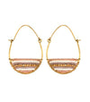 Blush Terra Hoops - Purpose + Passion Boutique