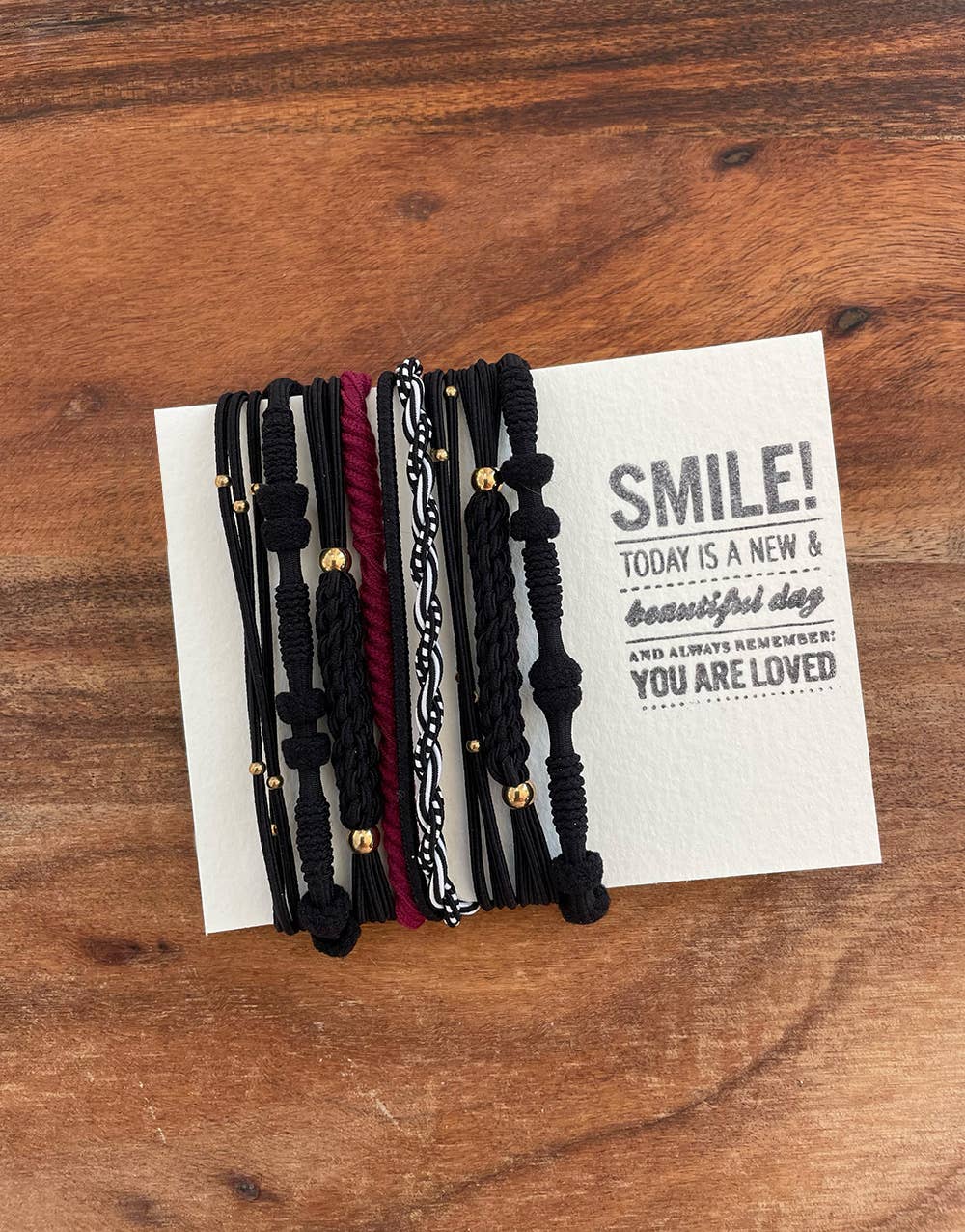 Boho Hair Ties | Black - Purpose + Passion Boutique